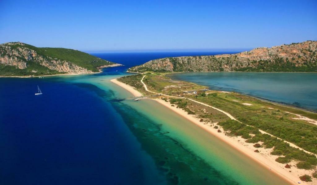 Ferienwohnung The House Of "Angelina", Magnificent View Of The Sea Methoni  Exterior foto